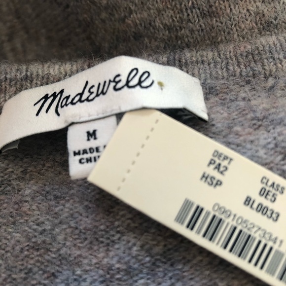 NWT Madewell Edgewater Coziest Yarn Cardigan M - Picture 4 of 7
